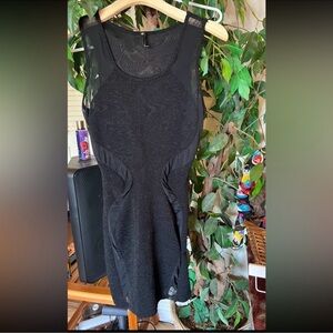 Love Culture Black Shimmer Evening Dress